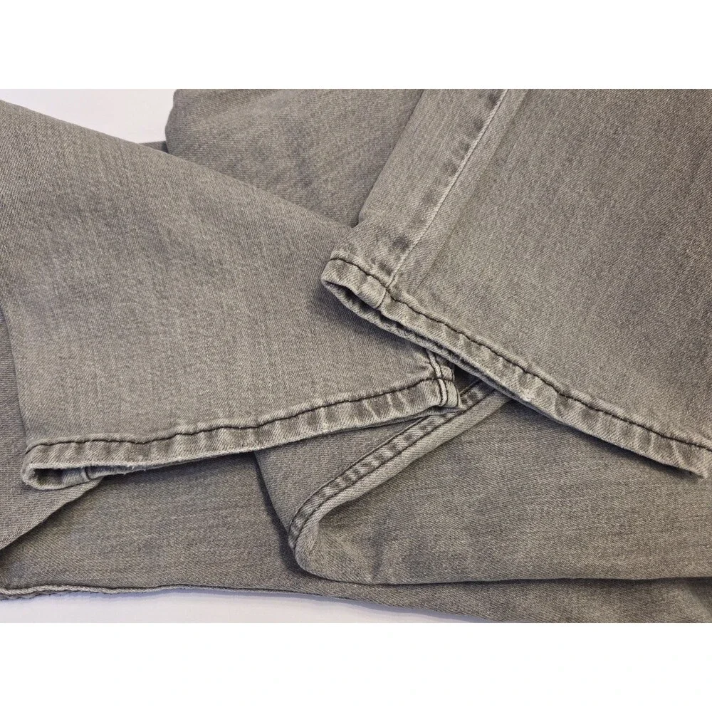 Levi’s 514 Straight Leg Jeans Mens 38x32 Gray Wash Mid Rise Classic Fit Denim
